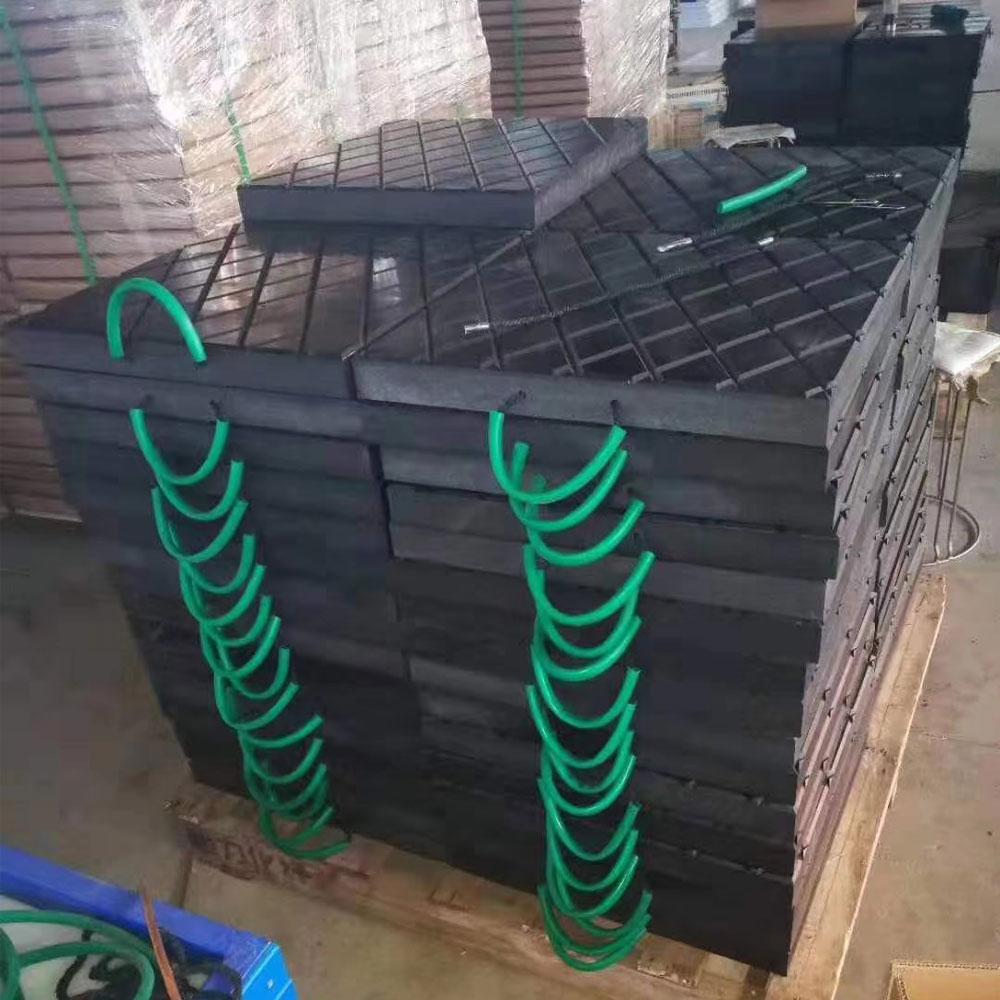 Tấm đệm theo dõi bảo vệ mặt đất xây dựng bằng vật liệu tổng hợp hạng nặng